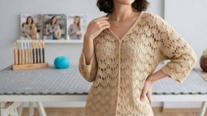 Узор крючком для кофточки - Вязание крючком