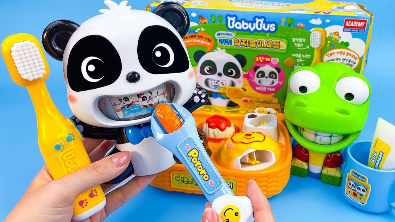 Игровой набор для кормления и Детский автобус! Распаковка и Обзор ярких игрушек! Мультики для детей!