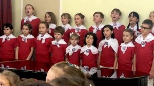 «НОВОГОДНЯЯ ПЕСЕНКА» (декабрь 2019), младший детский хор «Алые Паруса» ДМШ №68 им. Р.К. Щедрина