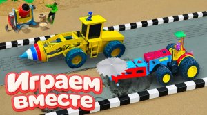 МУЛЬТИКИ ПРО ФЕРМУ С СУПЕРГЕРОЯМИ !🦖 ХАЛК ПОМОГАЕТ НА ФЕРМЕ ДЛЯ ДЕТЕЙ №3