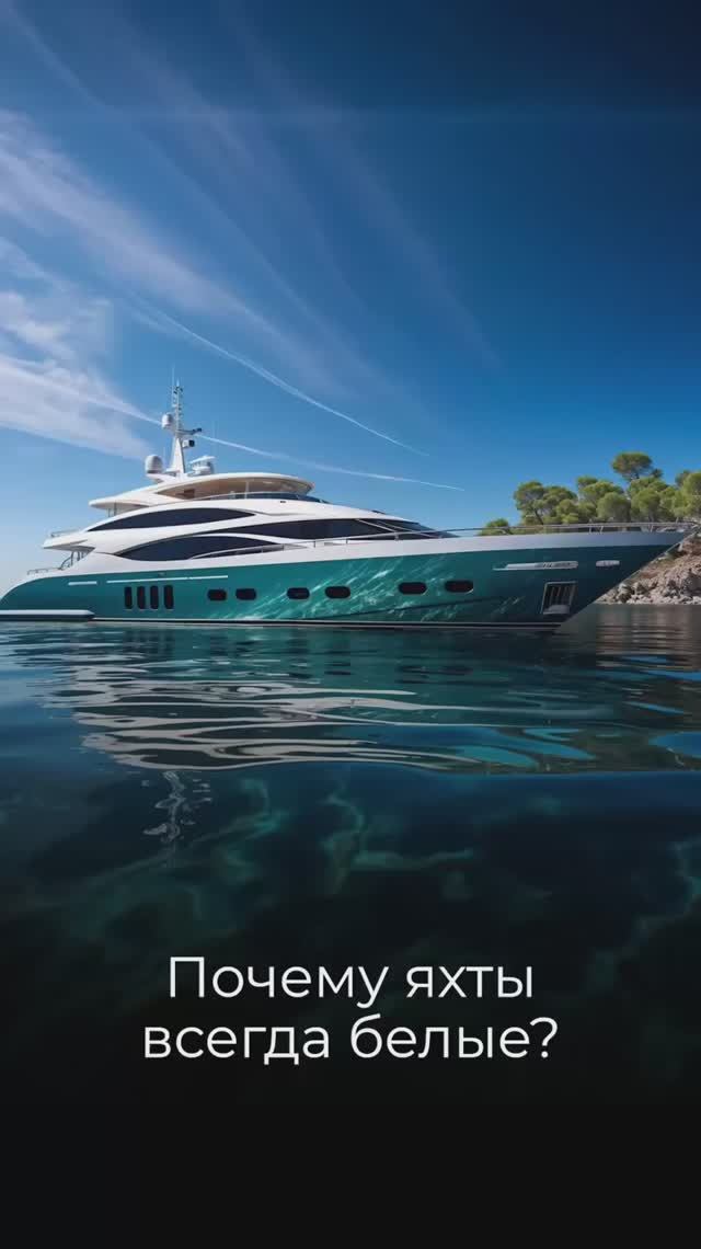 Почему почти все яхты белые 🛥 #маркетинглюкса