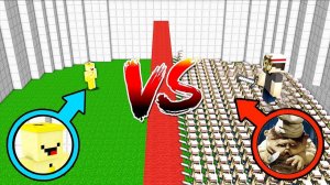 1000 ПОВАРОВ ИЗ ИГРЫ МАЛЕНЬКИЕ КОШМАРЫ против 1 БАНАНЧИК в майнкрафт битва