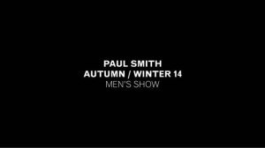 Показ мужской коллекции Paul Smith осень-зима 2014-2015