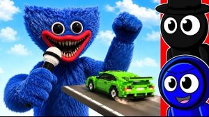 ТАЧКИ против Поппи плей тайм 5 в игре BeamNG!