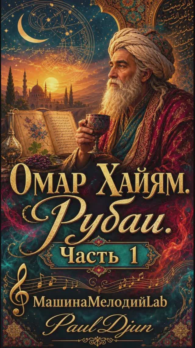Омар Хайям. Рубаи. Часть 1.