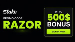 Stake Promo Code “RAZOR” 2026 | Best Rewards for New Accounts Sign in under code «RAZOR»