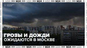 Грозы, дожди и град ожидаются в Москве - Москва 24