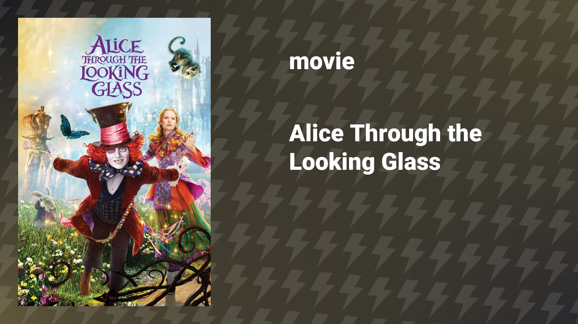 Alice Through the Looking Glass (film, 2016) смотреть онлайн