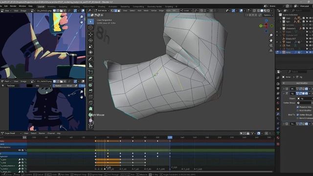 Coloso - A to Z of NPR Animation in Blender 19-3. Modeling & Rigging Practice - Body 7 смотреть онлайн