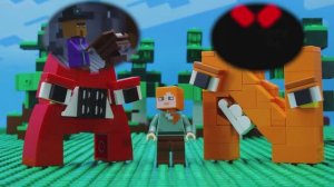 Я выжил 100 дней в мире, состоящем только из пустыни Minecraft... Lego Мультифильм