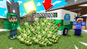 Я СТАЛ МИЛЛИОНЕРОМ В ДЕРЕВНЕ ЖИТЕЛЕЙ В МАЙНКРАФТ | Риколит Minecraft