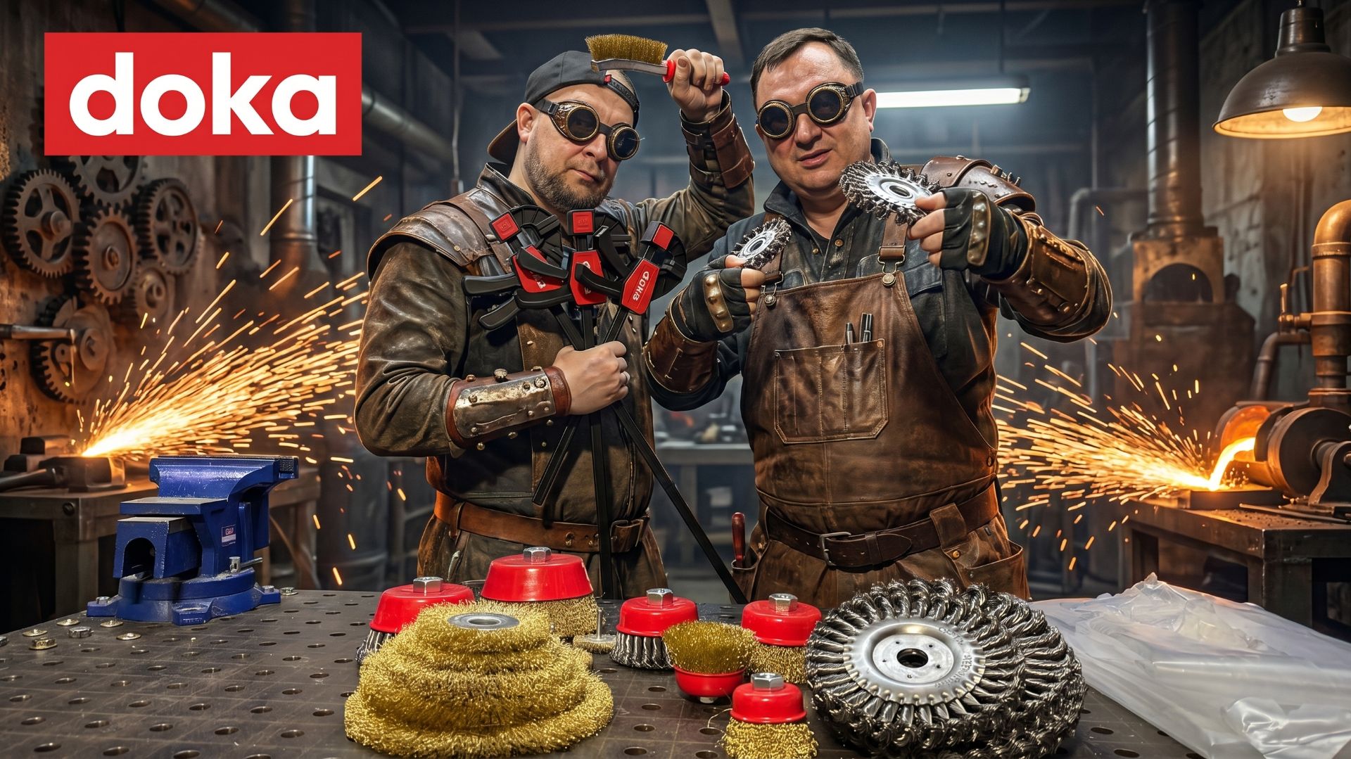 Корщетки и струбцины Doka