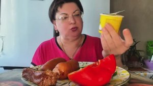 У нас такая неприятность, вчера в больницу с мамой уехали/Мукбанг