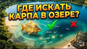 95% рыбаков ищут карпа НЕ ТАМ! Как выбрать идеальное место на озере.