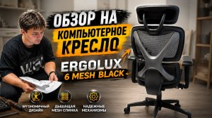 ERGOLUX 6 MESH BLACK — лучшее кресло за свои деньги?