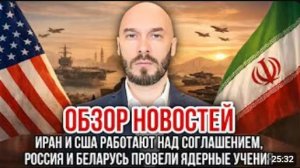 НИКОЛАЙ ЛИЛИН: НОВОСТИ 22.5 ИРАН И США РАБОТАЮТ НАД СОГЛАШЕНИЕМ, РОССИЯ И БЕЛАРУСЬ ПРОВЕЛИ УЧЕНИЯ ЯО