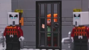 Minecraft, деревья порождают монстров - Алекс и Стив. Lego анимация
