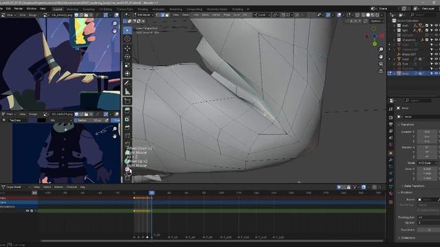 Coloso - A to Z of NPR Animation in Blender 19-2. Modeling & Rigging Practice - Body 7 смотреть онлайн