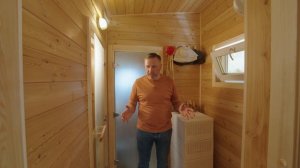 Обзор бани с террасой и кухней в эксплуатации от компании БаниКа