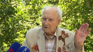 Ветеран Великой Отечественной войны Александр Иванович Большаков отмечает свой 100-летний юбилей