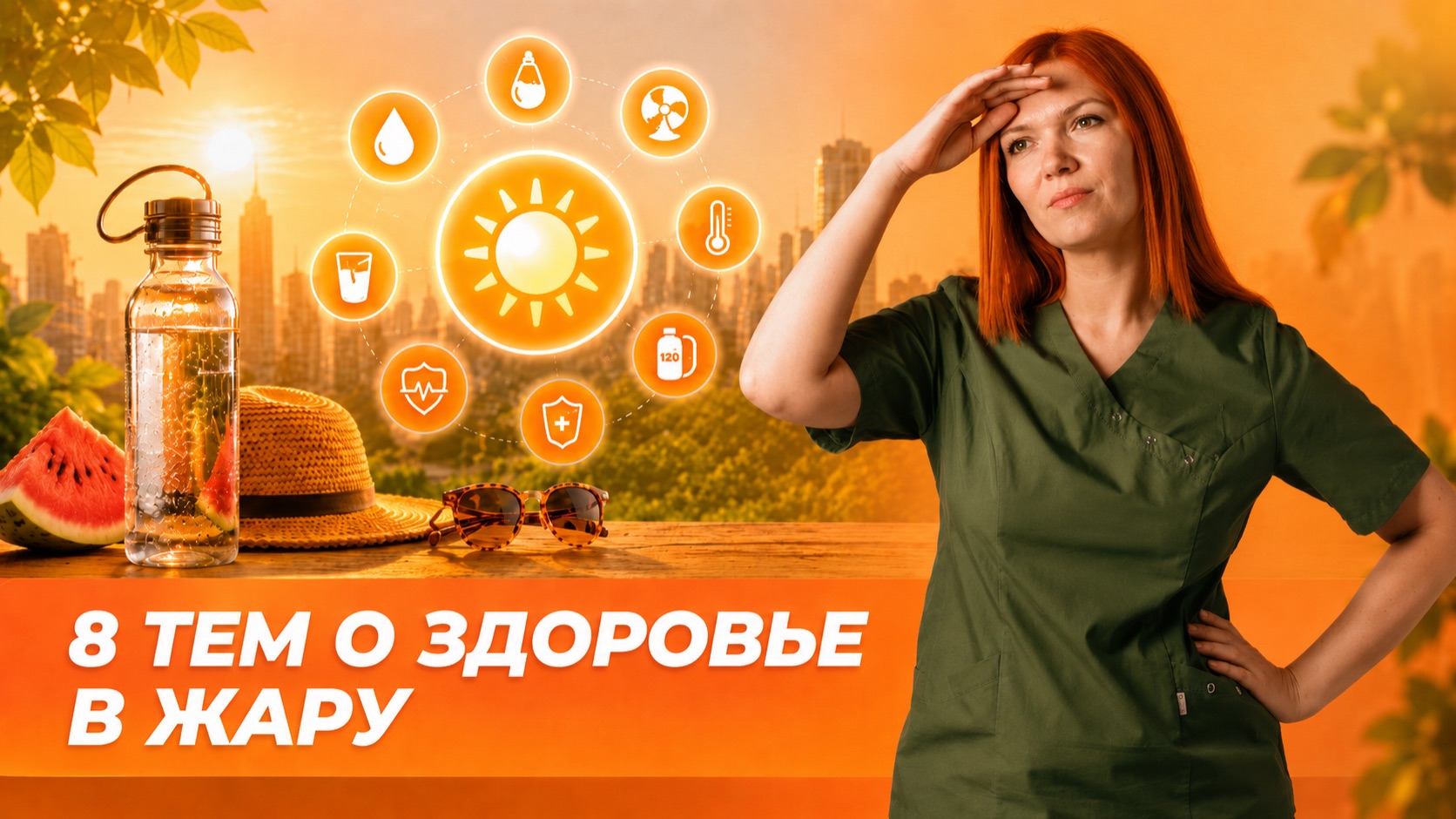 8 тем о здоровье в жару смотреть онлайн