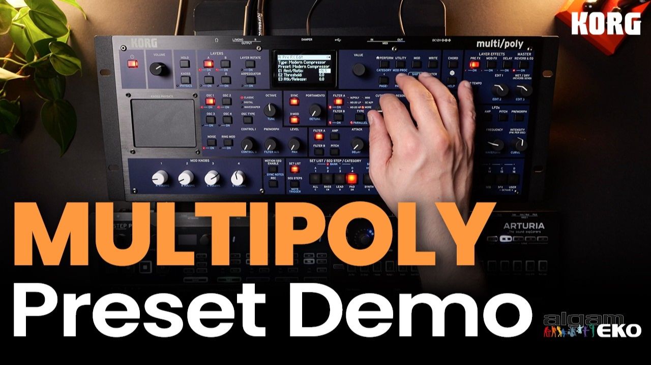Korg Multi/Poly: Factory Presets (No Talking)