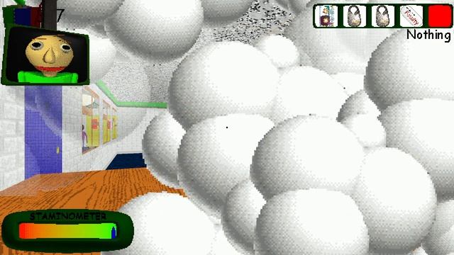 геймплей Baldi Basics+ первая часть | балди