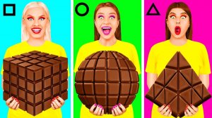 Геометрический Челлендж с Едой # Смешные Cитуации с BooBoom Challenge