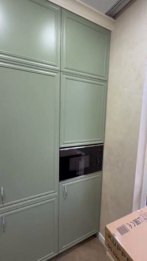 Наша красивейшая кухня на нашем объекте.