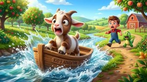 Учим цвета с сюрприз‑яйцами! Весёлый мультфильм про козочку для детей