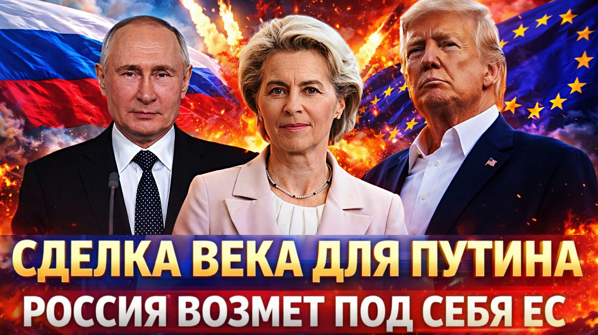 Сделка века для Путина// Россия забирает под себя Европу! Трамп сделал подарок для РФ