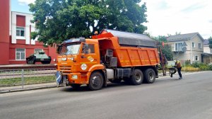 Ямочный ремонт на городских улицах