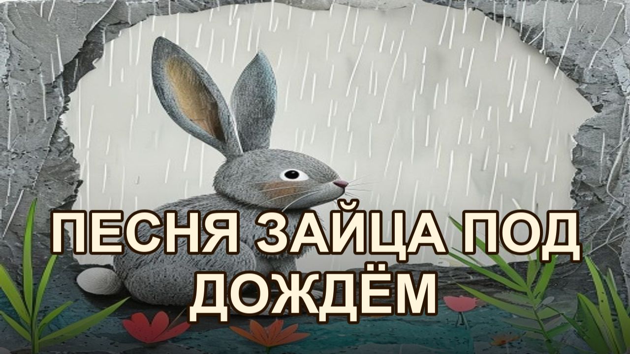 Как зайчик пел под дождём