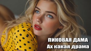 ПИКОВАЯ ДАМА Ах какая драма... Хиты 2026 года. Песни ИИ. #музыкаИИ.