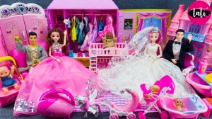 Играем в игрушки из мультика принцесса кукла Барби. Мультфильм для детей. ASMR АСМР