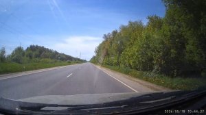 Паром через Оку в Дединове.