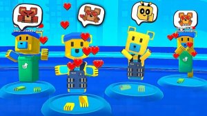 ГРУППОВЫЕ ЭМОЦИИ В ЛОББИ Super Bear Adventure/Приключения Супер Медведя