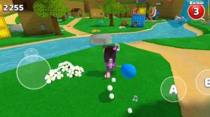 Super bear adventure  стрим прохождение снежной долины, ищем стикеры