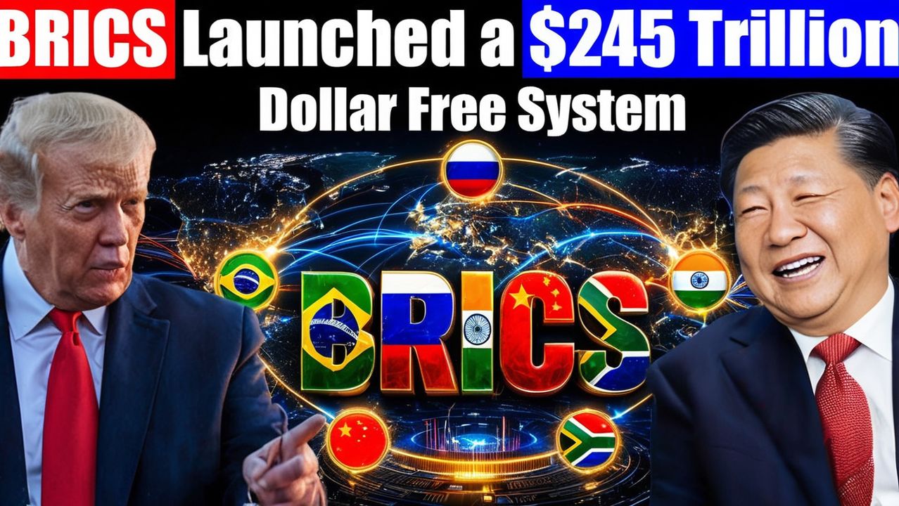 Trump threatened BRICS with 100% tariffs, but they still launched a $245 trillion system смотреть онлайн