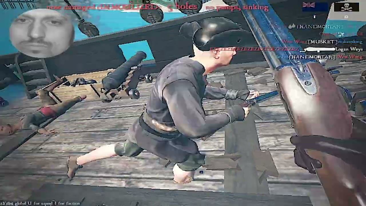 The shot was defeated and he fell | Blackwake | Letsplay [No Commentary]