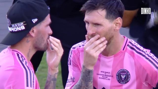 Поднятие кубка MLS в честь победы «Интер Майами» и вечеринка в честь чемпионства! 🏆🔥