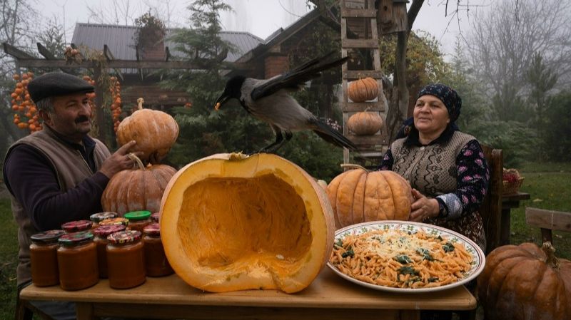 Бублики с фундуком в деревенском стиле. Простая домашняя выпечка. Жизнь в Азербайджане