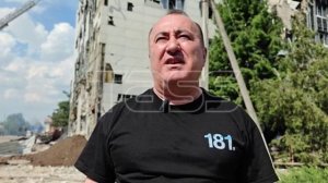 Последствия обстрела в Старобельске