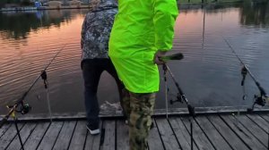 поимка форели