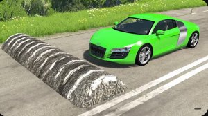 Автомобили против массивных лежачих полицейских | BeamNG.Drive