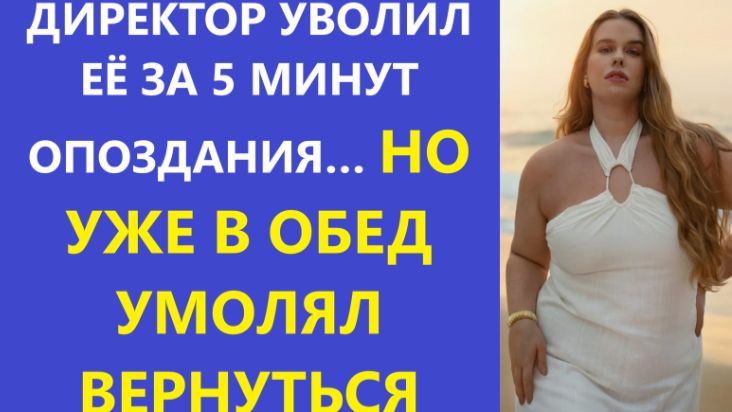Истории из жизни | Аудио рассказы | ДИРЕКТОР УВОЛИЛ ЕЁ ЗА 5 МИНУТ ОПОЗДАНИЯ… НО | Жизненные истории смотреть онлайн