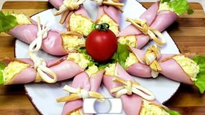 ЗАКУСКА ЗА 15 МИНУТ КРАСИВАЯ ЭФЕКТНАЯ И ВКУСНАЯ! Удивляем всех Гостей!