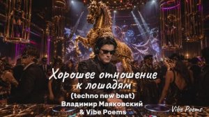Хорошее отношение к лошадям (techno new beat) - Владимир Маяковский & Vibe Poems