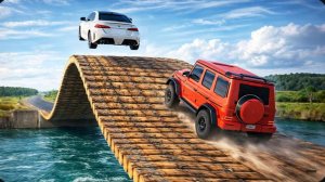 Автомобили против моста-рампы #2 в BeamNG Drive!
