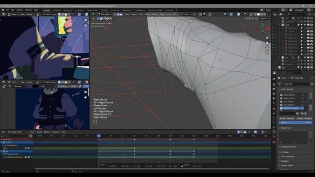 Coloso - A to Z of NPR Animation in Blender 18-5. Modeling & Rigging Practice - Body 6